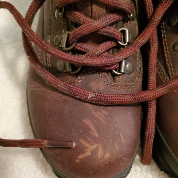 Womens Vintage Timberland Boots. Size 9.5 M. NWOT. Brown - Picture 2 of 7